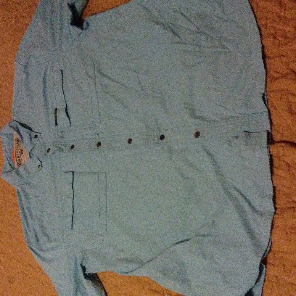 Field and Stream Mens Button Down Short Sleeve